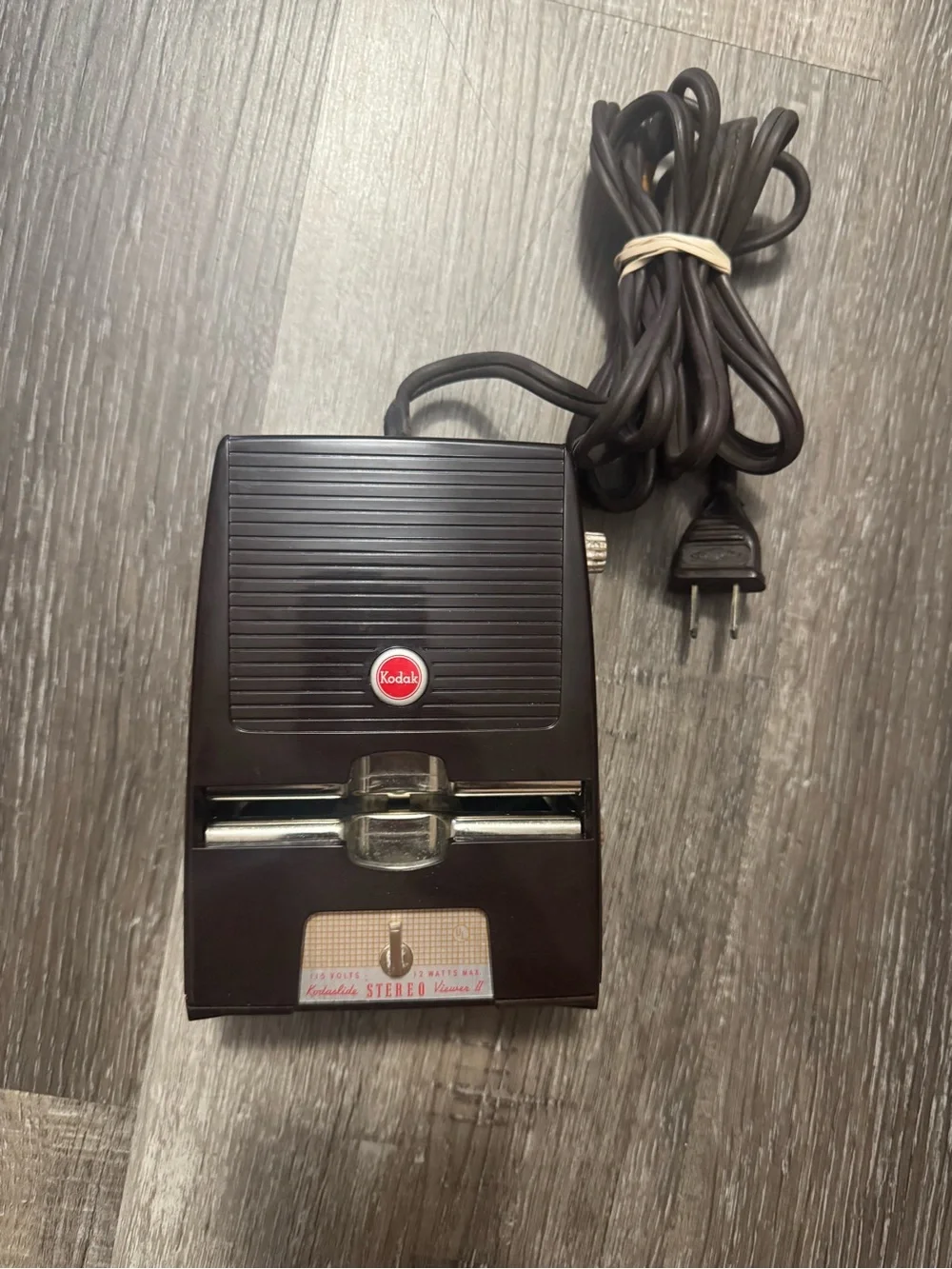 Kodak Black Stereo Slide Viewer with Twin Lenses